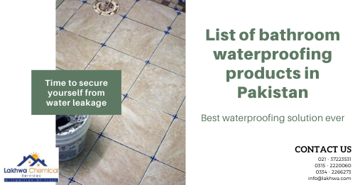 List Of Bathroom Waterproofing S, Waterproofing Bathroom Floor After Tiling
