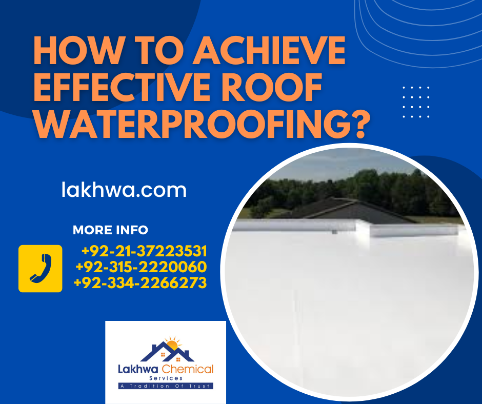 water proofing of roof