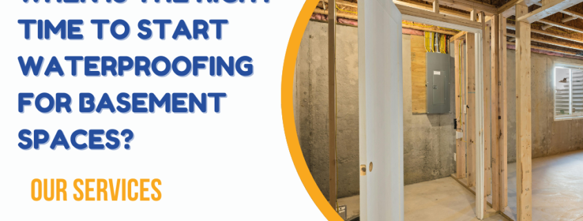 water proofing for basement