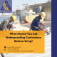 waterproofing contractors