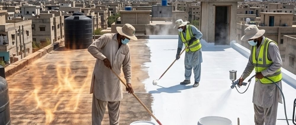 Roof Heat Proofing Insulation in Karachi