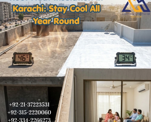 roof heat insulation karachi